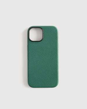 Quince Leather Phone Magsafe Case - Green