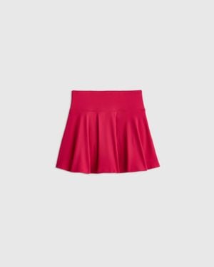 Quince Girls Ultra-Form Skort, Nylon/Spandex - Red