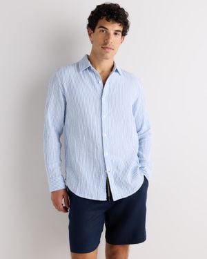 Quince Gauze Long Sleeve Shirt, Organic Cotton - White