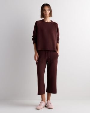 Quince Cloudcomfort Crewneck Sweatshirt, Tencel - Red