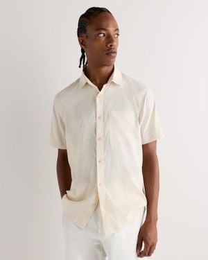 Quince Airtech Perforated Short Sleeve Shirt, Recycled Polyester - Natural