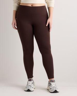 Quince Ultra-Form High-Rise Pocket Legging, Nylon - Brown