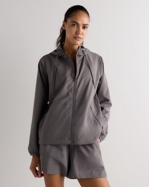 Quince Micro Ripstop Packable Hike Jacket, Polyester - Gray