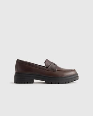 Quince Italian Leather Lug Sole Loafer - Multicolor