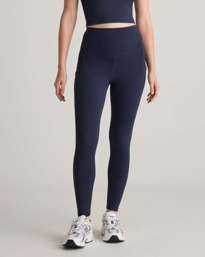 Quince Ultra-Form High-Rise Pocket Legging, Nylon/Spandex - Blue