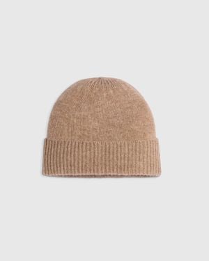 Quince Washable Cashmere Beanie - Natural
