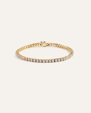 Quince 14K Lab Grown Diamond Tennis Bracelet 5Ctw - Natural