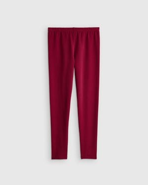 Quince Leggings, Organic Cotton - Red