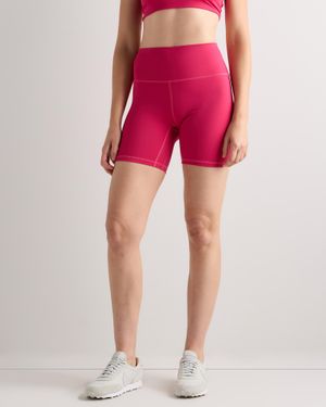 Quince Ultra-Form Bike Shorts, Nylon/Spandex - Pink
