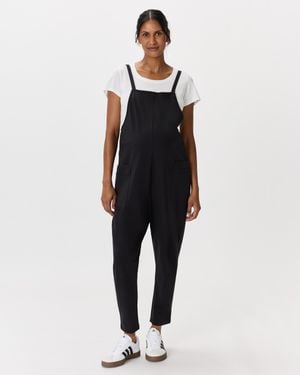 Quince Maternity Overalls, Organic Cotton - Blue