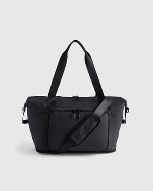 Quince Packable Expandable Travel Tote, Recycled Polyester - Black
