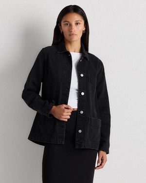 Quince Denim Chore Jacket, Organic Cotton - Black