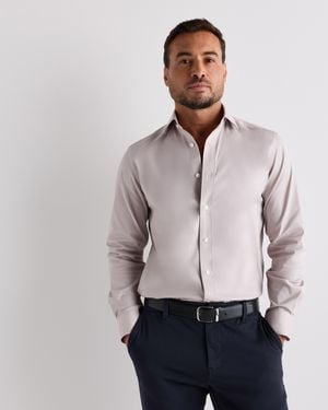 Quince Oxford Non-Iron Dress Shirt, Organic Cotton - Gray