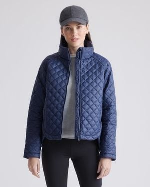 Quince Featherless Quilted Puffer Jacket, Nylon - Blue
