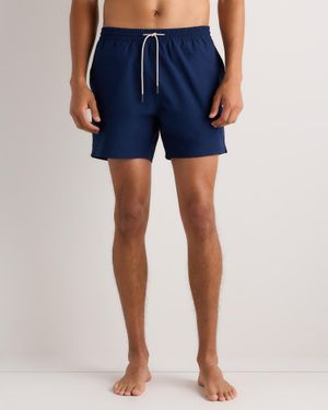Quince Seersucker Swim Trunks 5.5 Inch - Blue