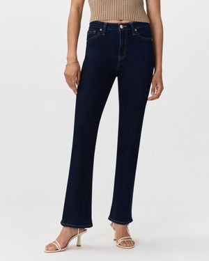 Quince Bella Stretch Kick Flare Jeans, Organic Cotton - Blue
