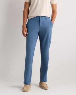 Quince Ultimate Commuter Pants, 100% Polyester - Blue