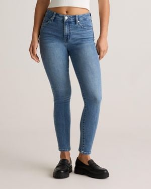 Quince Bella Stretch Skinny Jeans, Organic Cotton - Blue