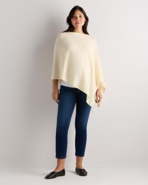 Quince Mongolian Cashmere Nursing Shawl - Blue