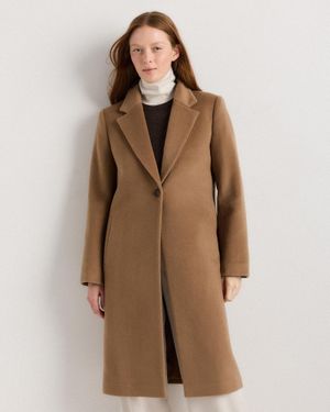 Quince Wool Cashmere Blazer Coat - Brown