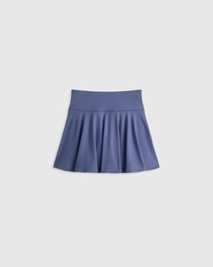 Quince Girls Ultra-Form Skort, Nylon/Spandex - Blue