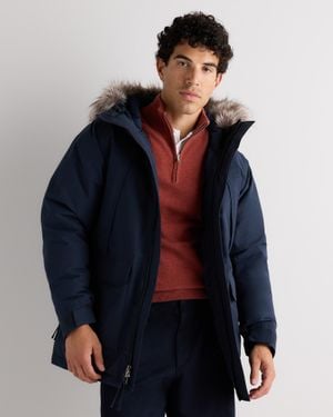 Quince Responsible Down Hooded Parka, Recycled Polyester - Blue