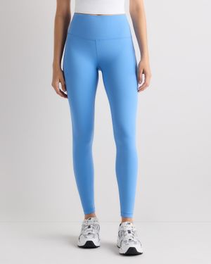 Quince Power-Up High-Rise Training Pocket Legging, Nylon/Spandex - Blue