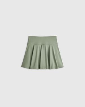 Quince Girls Ultra-Form Skort, Nylon/Spandex - Green