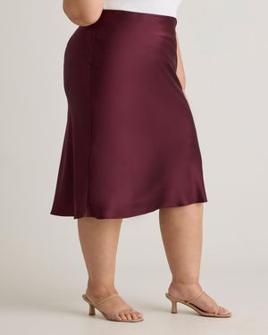 Quince Skirt, Silk - Red