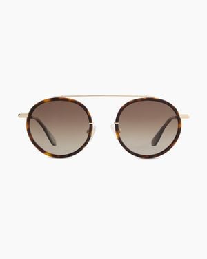 Quince Miami Polarized Stainless Steel Sunglasses, Cellulose Acetate - Brown