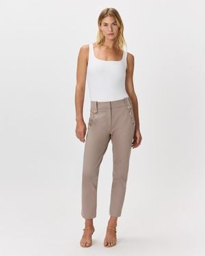 Quince Ultra-Stretch Ponte Straight Leg Mariner Pants, Rayon - Natural