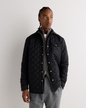 Quince Featherless Quilted Overshirt, Polyester - Black