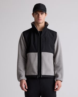 Quince Polar Fleece Full-Zip Jacket, Recycled Polyester - Gray