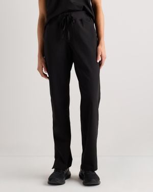 Quince Aeraflex Scrub Cargo Pants, Recycled Polyester - Black