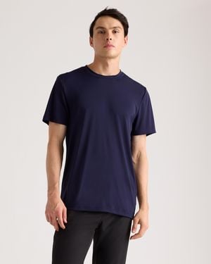 Quince Ultra-Light Hike Tee, Recycled Polyester - Blue
