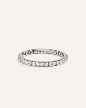 Quince 14K Lab Grown Diamond Pave Eternity Band Rings 0.65Ctw - Natural