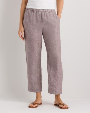 Quince 100% European Linen Pants - Gray