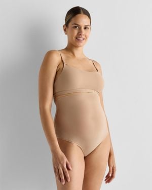 Quince Second Skin Nursing Scoop Bralette, Nylon - Natural