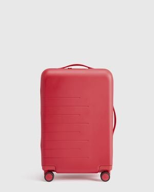 Quince Expandable Carry-On Suitcase, Polycarbonate - Red