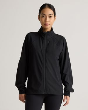 Quince Race Day Full-Zip Jacket, Recycled Polyester - Black