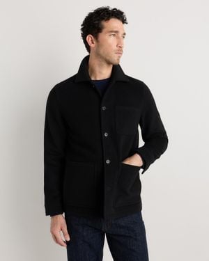Quince Wool Cashmere Chore Jacket - Black