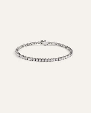 Quince 14K Natural Diamond Tennis Bracelet 4Ctw