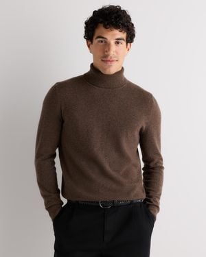 Quince Mongolian Cashmere Turtleneck Sweater - Brown