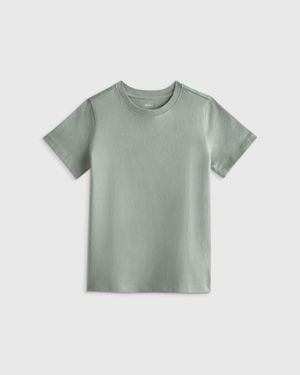 Quince Jersey Short Sleeve Tee, Organic Cotton - Green