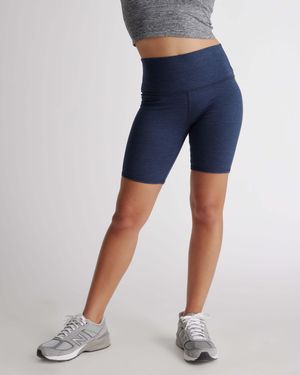 Quince Ultra-Soft Bike Short, Recycled Polyester - Blue