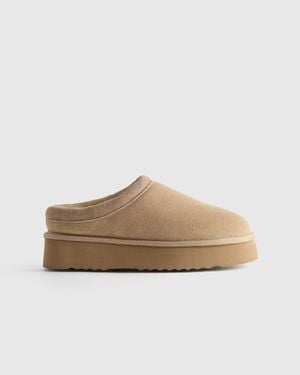 Quince Australian Shearling Platform Clog Slipper - Multicolor