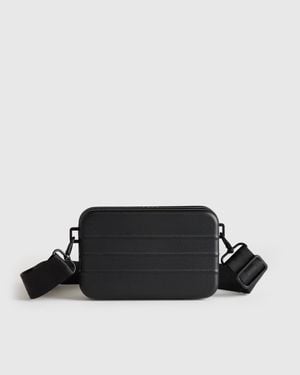 Quince Hard Shell Compact Crossbody, Polycarbonate - Black
