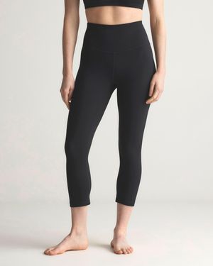 Quince Ultra-Form High-Rise Capri, Nylon/Spandex - Blue