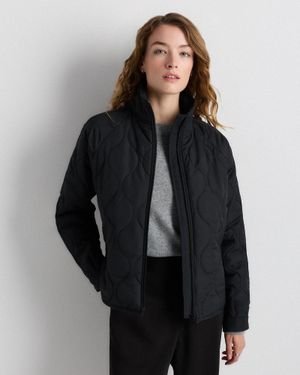 Quince Featherless Quilted Packable Puffer Jacket, Nylon - Black