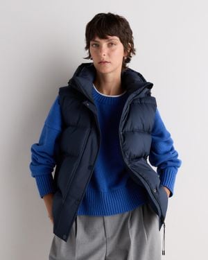 Quince Responsible Down Puffer Vest, Recycled Polyester - Blue